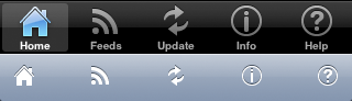 iPhone Common Tab Bar Icon Set Preview